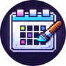 Pixel Art Daily Logo